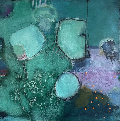 »funkelt allerlei« von Sösta Sönksen, Malerei kaufen auf Singulart