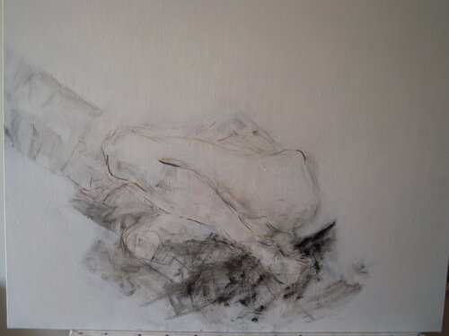 nu by Claude Evrard, Painting for Sale on Singulart