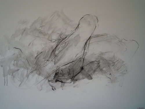 nu by Claude Evrard, Painting for Sale on Singulart