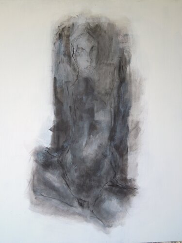 nu by Claude Evrard, Painting for Sale on Singulart