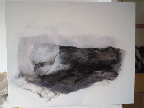 nu by Claude Evrard, Painting for Sale on Singulart