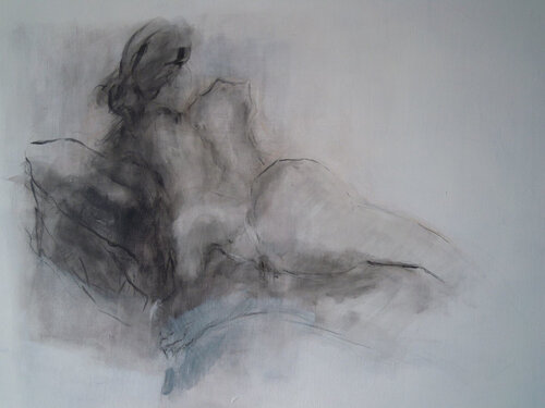 nu by Claude Evrard, Painting for Sale on Singulart
