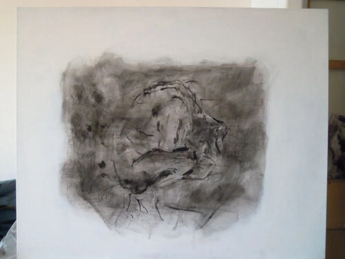 nu by Claude Evrard, Painting for Sale on Singulart