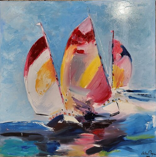 EN REGATE van Christian MAYNE, Schilderij te koop op Singulart