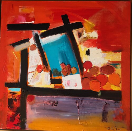 GOLDEN FANTASY van Christian MAYNE, Schilderij te koop op Singulart