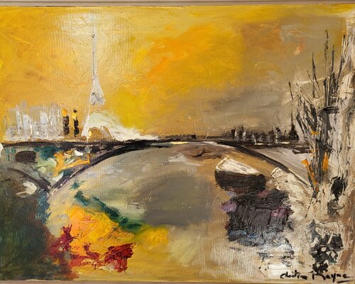 les peniches von Christian MAYNE, Malerei kaufen auf Singulart