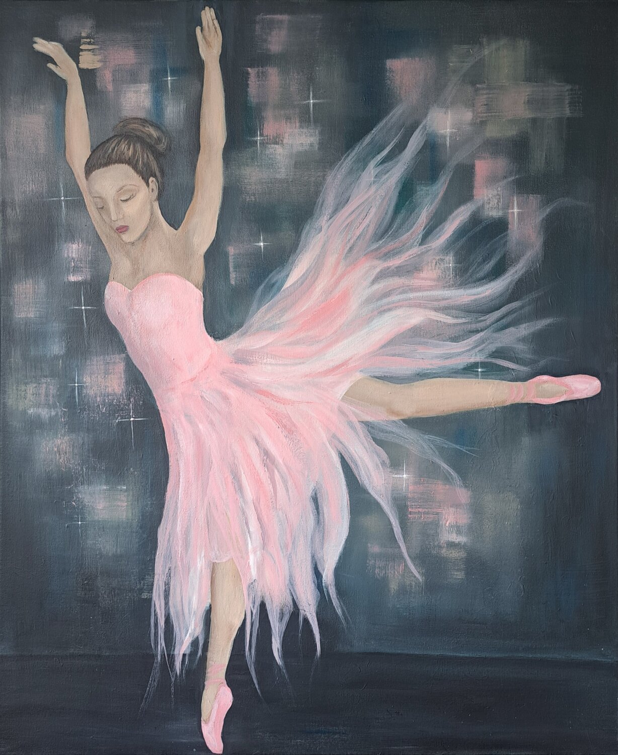 Ethereal bloom Satu Lähde Originalgemälde zu verkaufen