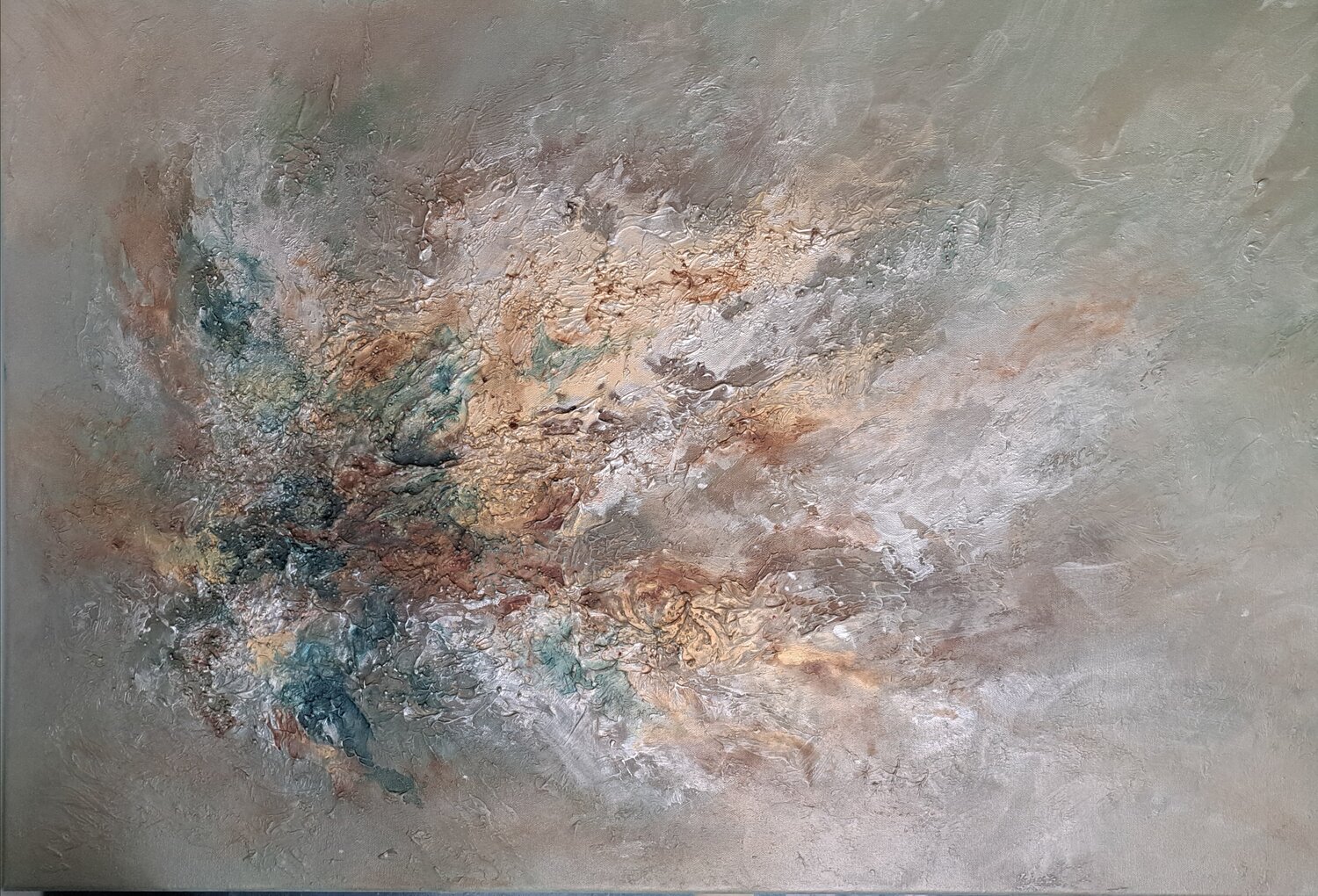 Luminous alchemy Satu Lähde Original painting for sale