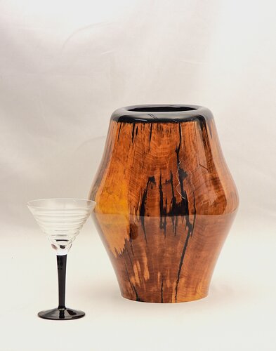 Mellt Glas - Woodturned Vase by Scott Williams, Sculpture for Sale on Singulart