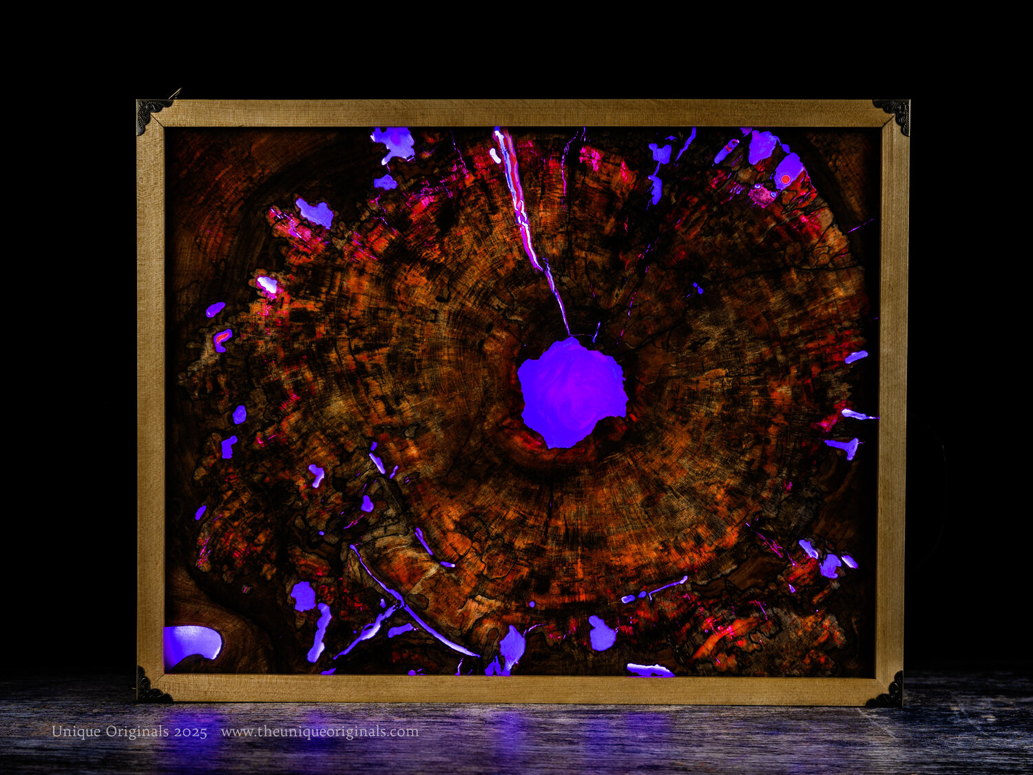 Lucidity - NatureView Contemporary Wood and Resin Light Sculpture Scott Williams Andere Medien zu verkaufen