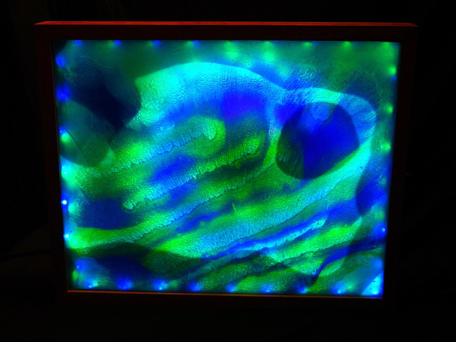 Oceanic - WorldView light sculpture Scott Williams