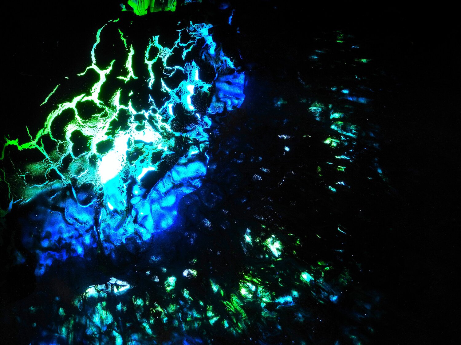 Maelstrom - WorldView Illuminated Desk Sculpture Scott Williams