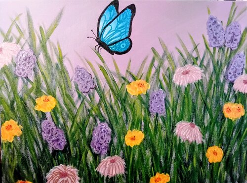 Serenade of the Silent Meadow von MissyKay, Malerei kaufen auf Singulart