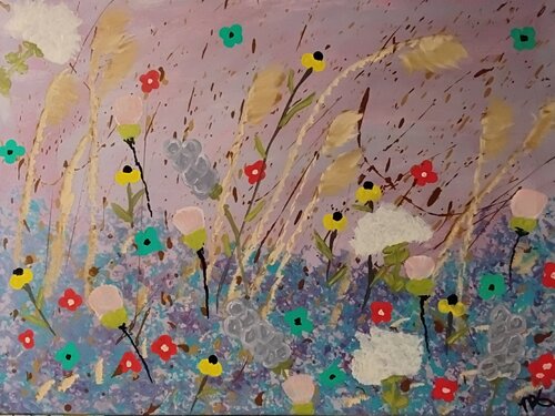 Wild Flowers 1 van MissyKay, Schilderij te koop op Singulart