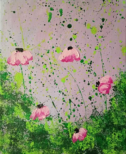 Spring Flowers 2 van MissyKay, Schilderij te koop op Singulart