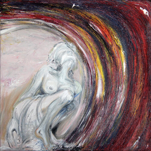 geborgen von Claudia Litschauer, Malerei kaufen auf Singulart