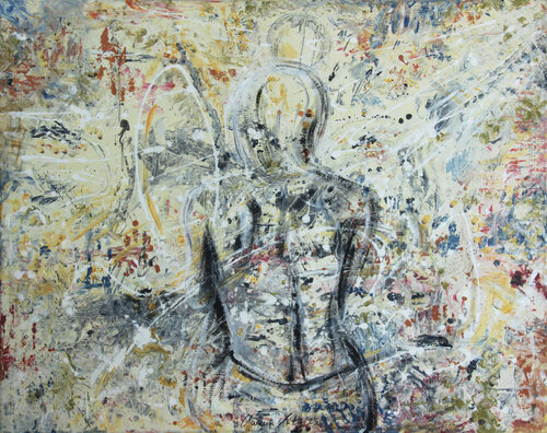 verschmolzen di Claudia Litschauer, Pittura in vendita su Singulart