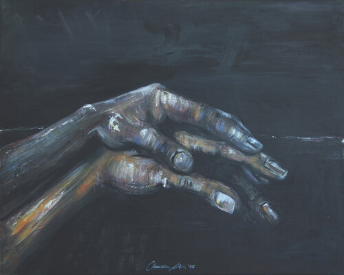 berühren by Claudia Litschauer, Painting for Sale on Singulart