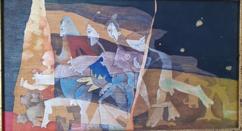 Meaning of life van Jeanne-Marie Hament, Schilderij te koop op Singulart