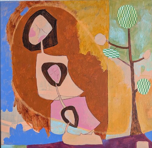 Three generations by Jeanne-Marie Hament, Painting for Sale on Singulart