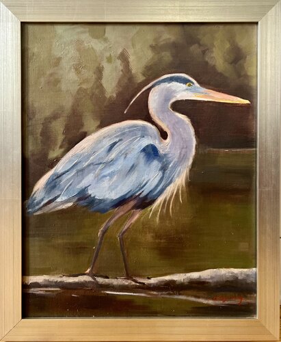 Blue Heron di Christy Young, Altri media in vendita su Singulart