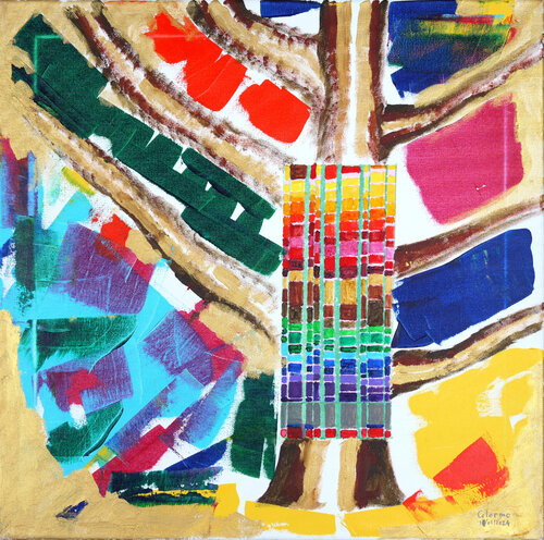 L'arbre du silence di Denis Lefèvre, Pittura in vendita su Singulart