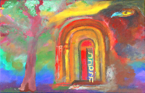 ''[en guise de pardon] (kvaslach) כבסלח'' de Denis Lefèvre, Pintura a la venta en Singulart