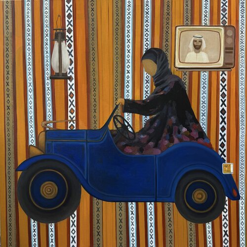 Beyond the Frame di Liudmila Calin, Pittura in vendita su Singulart