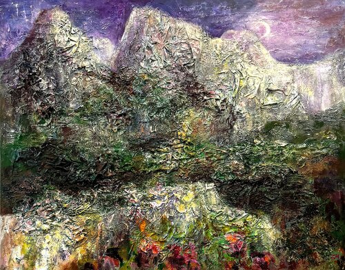 Der Schlaf eines Riesen von Helena Zagrijtschuk, Malerei kaufen auf Singulart