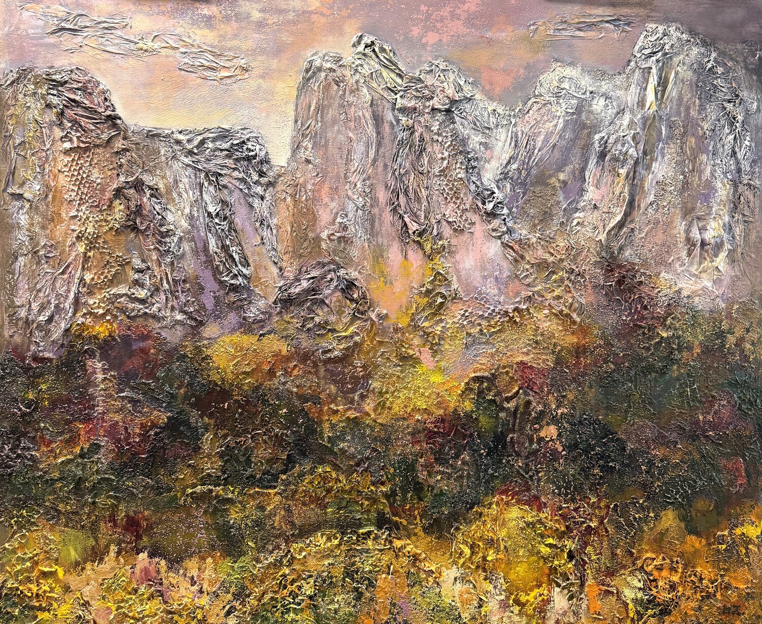 Die Wärme des Herbstes Helena Zagrijtschuk Dipinto originale in vendita
