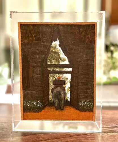 ELEPHANT A ANGKOR VAT von Fred du Mesnil, Zeichnungen kaufen auf Singulart