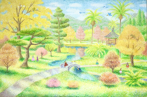 My Wedding Day van Daye Park, Schilderij te koop op Singulart