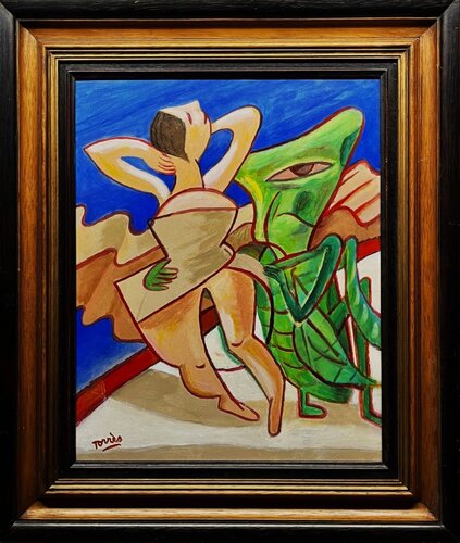 L' Amant Religieux di Pierre-Louis TORRES, Pittura in vendita su Singulart