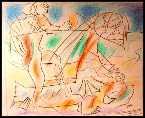 Le Messie di Pierre-Louis TORRES, Opera su carta in vendita su Singulart