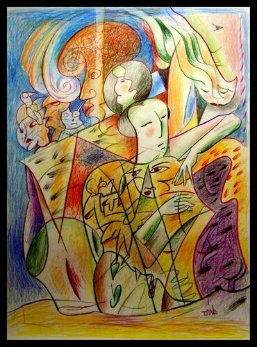 Le Kimono Jaune van Pierre-Louis TORRES, Werk op papier te koop op Singulart