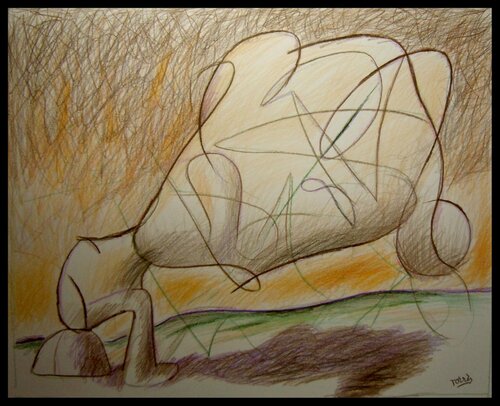 Le Désespoir by Pierre-Louis TORRES, 종이 for Sale on Singulart