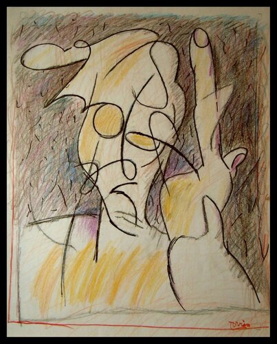 Dieu le veut ! di Pierre-Louis TORRES, Disegno in vendita su Singulart