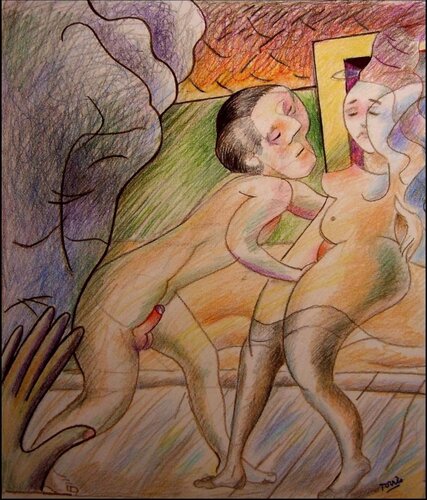 L' Amoureux Impatient di Pierre-Louis TORRES, Disegno in vendita su Singulart