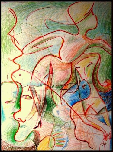 La Fille du Pirate von Pierre-Louis TORRES, Werk auf Papier kaufen auf Singulart