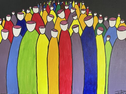 l Amérique van Eric Charles-Louis Piette, Schilderij te koop op Singulart