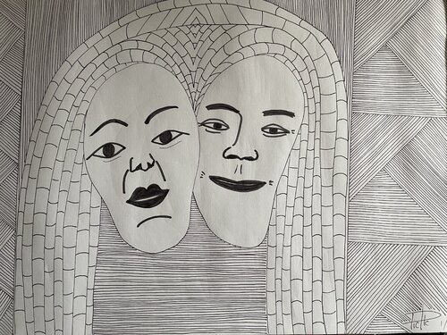 Jumelles by Eric Charles-Louis Piette, Painting for Sale on Singulart