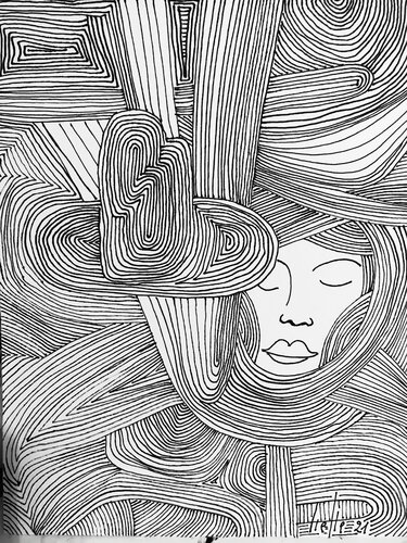Noeud by Eric Charles-Louis Piette, Painting for Sale on Singulart