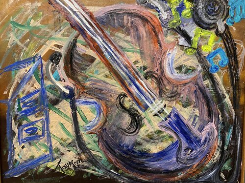 Medizin-Violine di Tays Serra, Pittura in vendita su Singulart