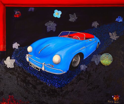 Porsche The Speedster 1957 von Essie Ince, Malerei kaufen auf Singulart