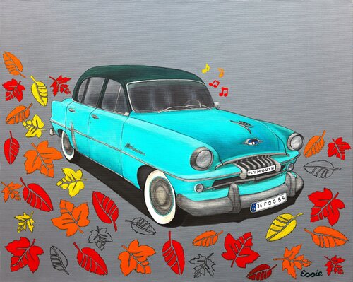 Our Vintage Car von Essie Ince, Malerei kaufen auf Singulart