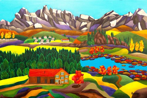 Coutryside von Essie Ince, Malerei kaufen auf Singulart