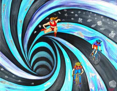 Overcoming the Vortex di Essie Ince, Pittura in vendita su Singulart