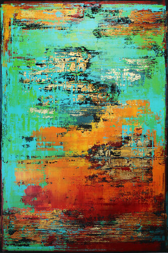 SUMMER SUNSET van Inez Froehlich, Schilderij te koop op Singulart