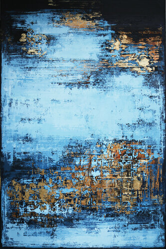 NIGHT AT THE BEACH van Inez Froehlich, Schilderij te koop op Singulart