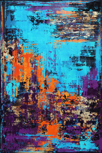 LAVENDER FIELD van Inez Froehlich, Schilderij te koop op Singulart